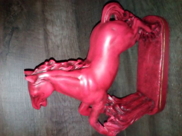 Estatueta Cavalo de Cerâmica Chinesa